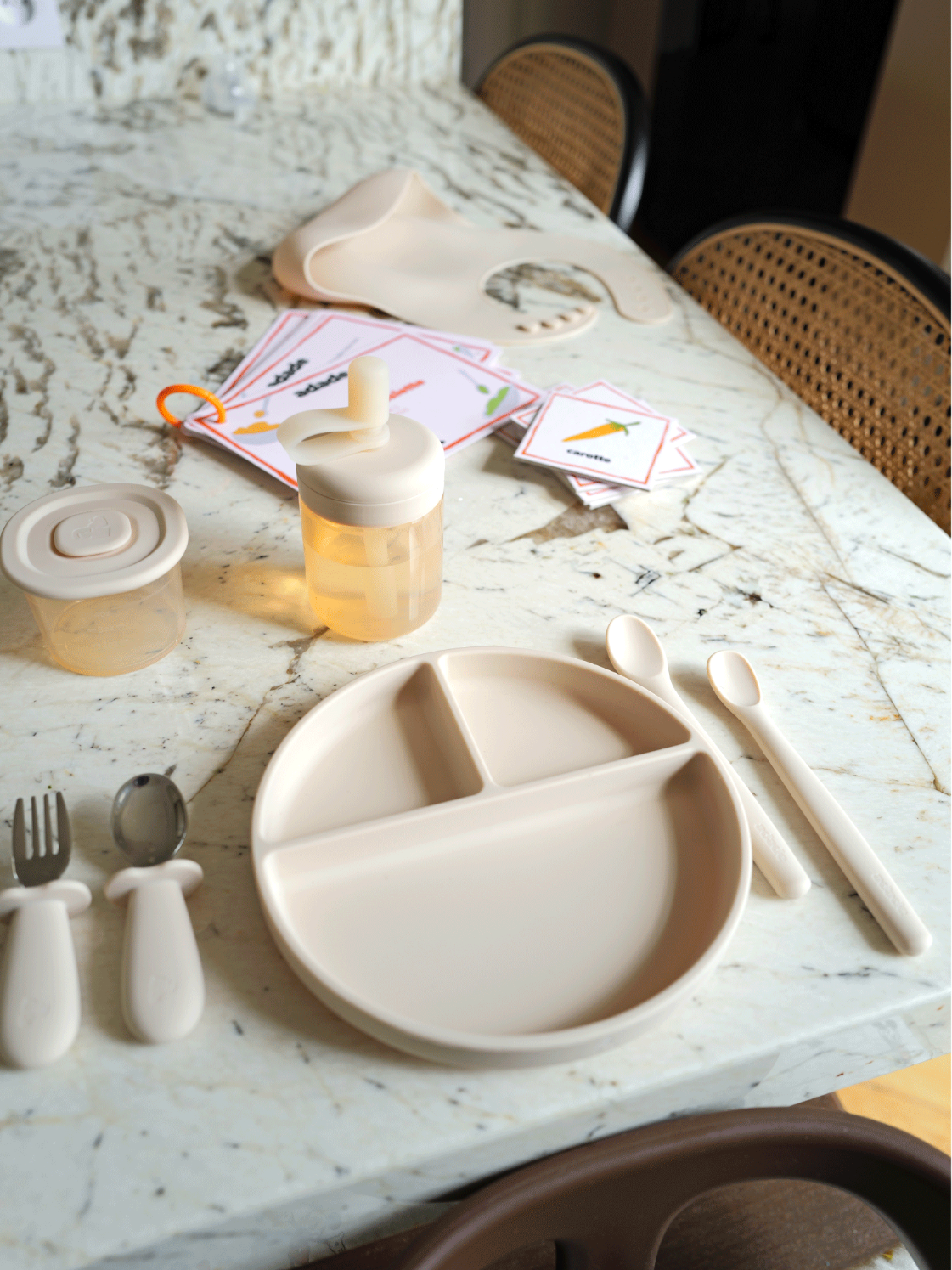 vaisselle en silicone bébé