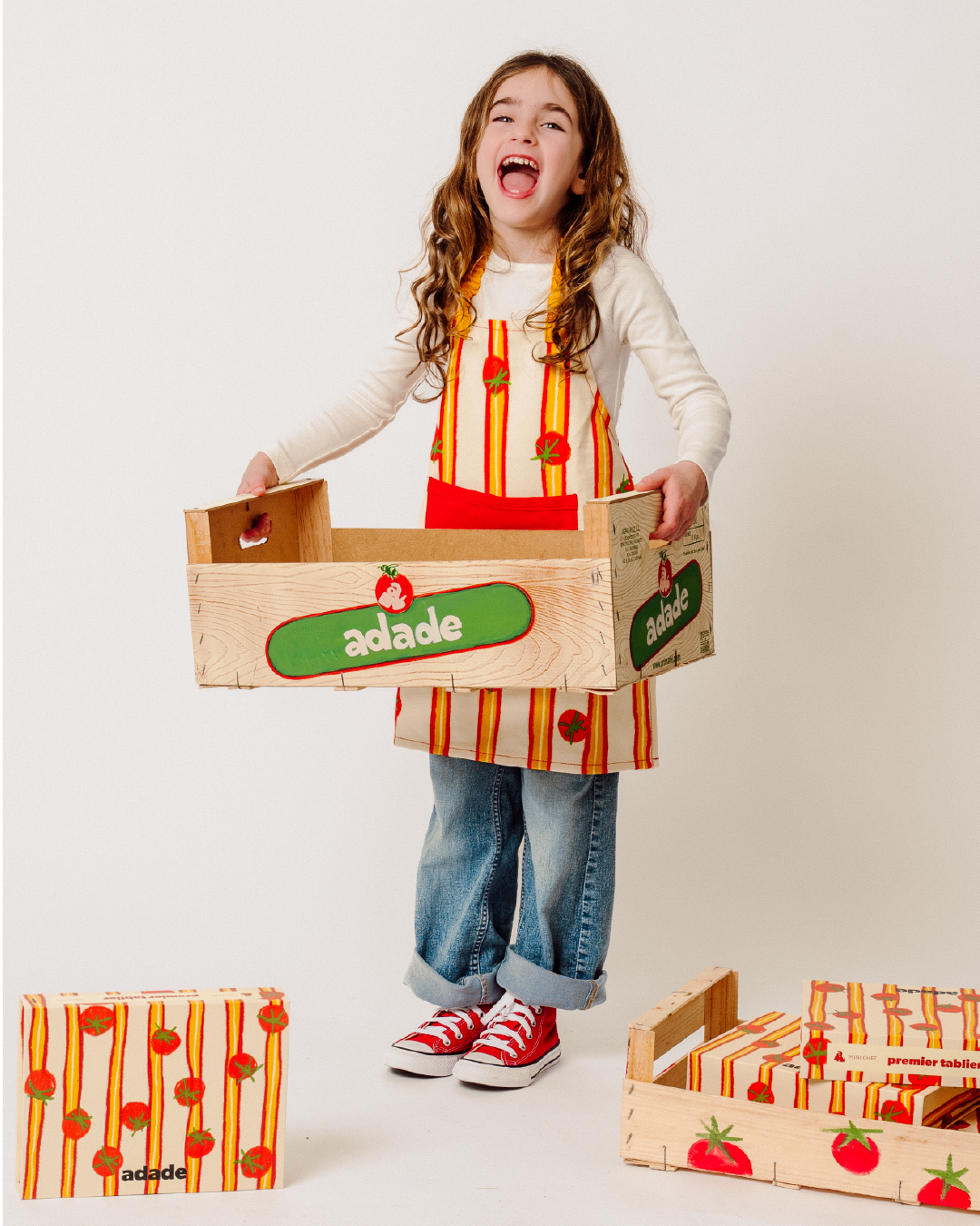 Box Mini chef - premier tablier - de 2 à 6 ans - tomates