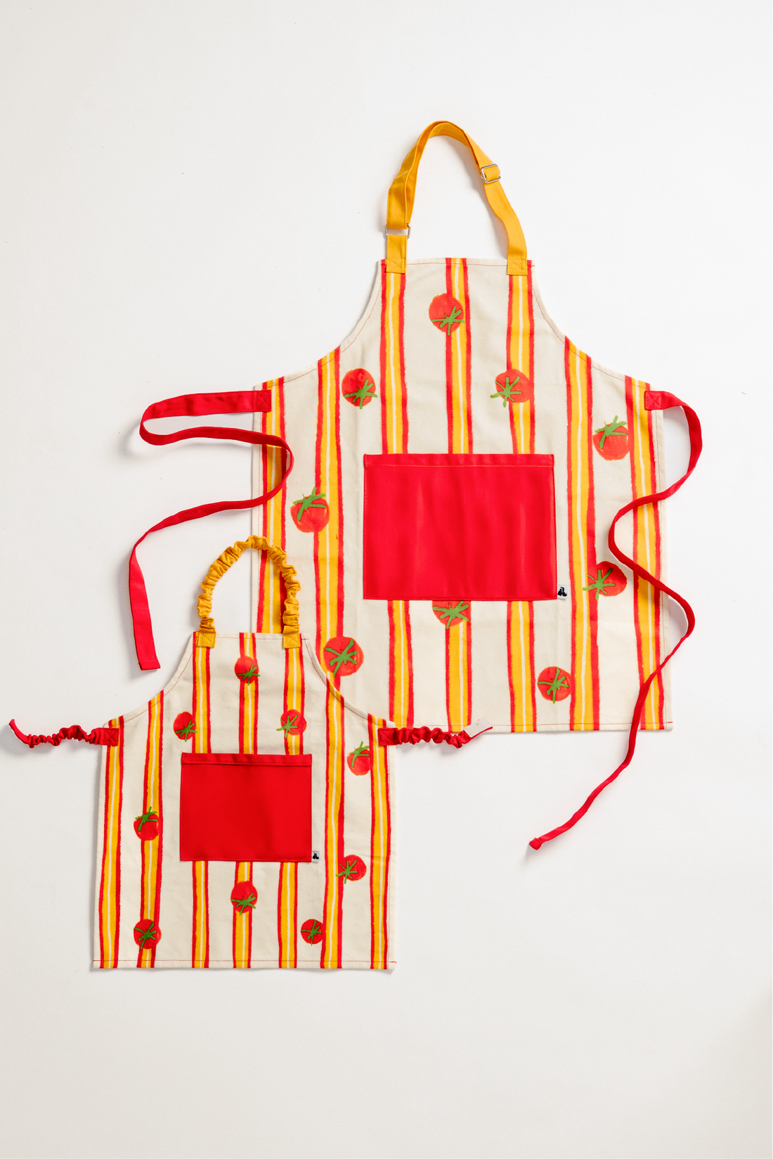 Matchy matchy tabliers cuisine adulte et enfant motif tomates – ADADE