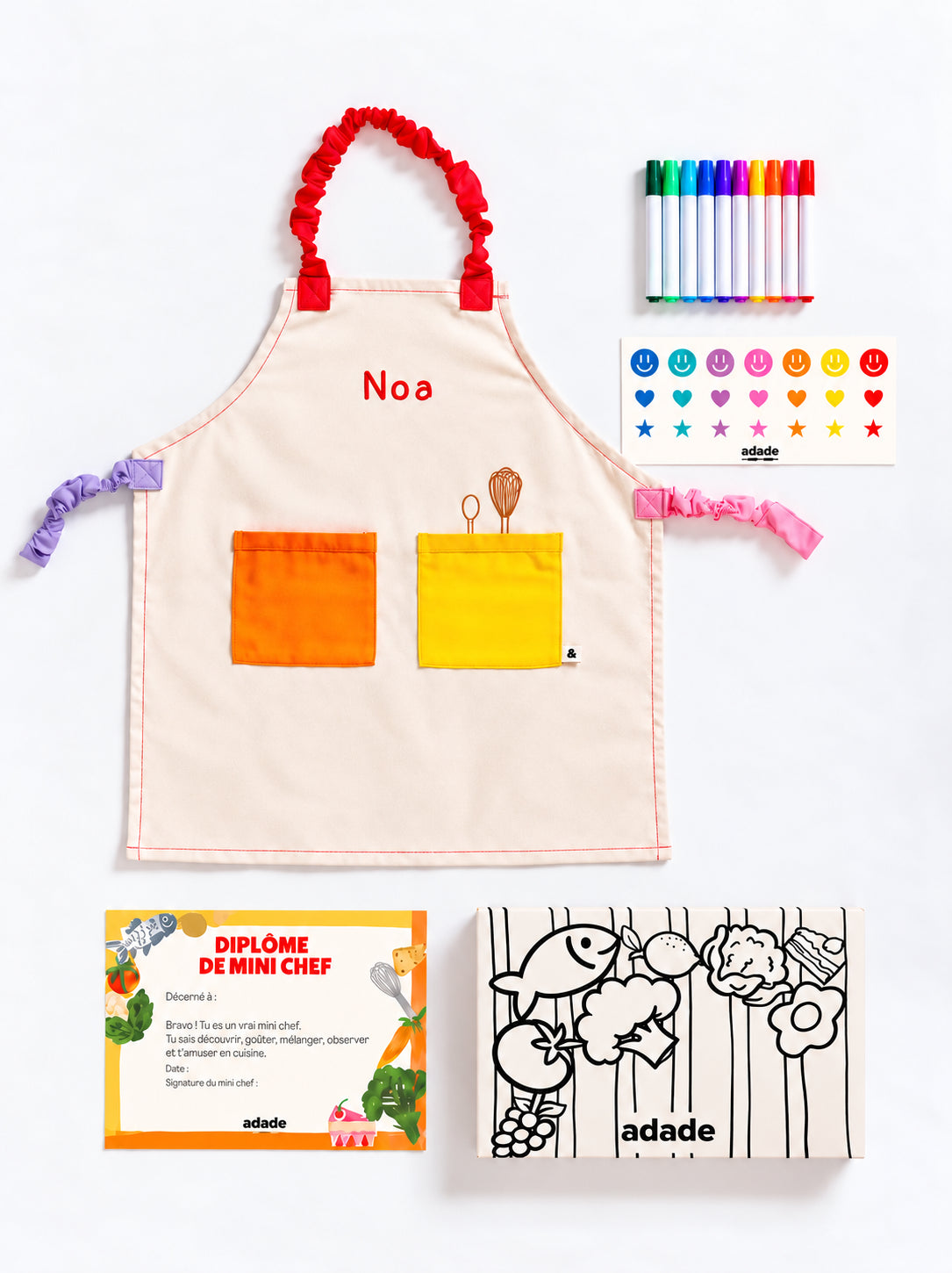 Box Mini chef DIY - de 3 à 6 ans - rose