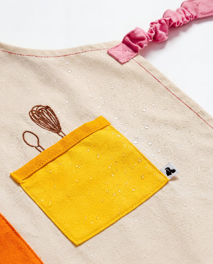 tablier pour enfant déperlant avec broderie