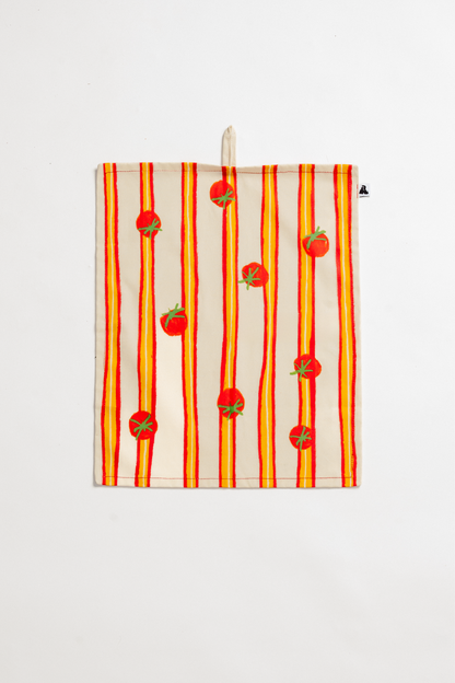 Torchon cuisine enfant motif tomates – accessoire cuisine enfant ADADE